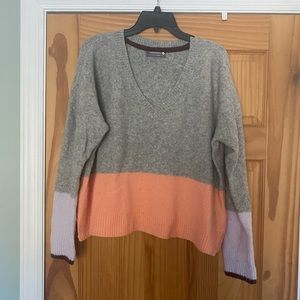 Anthropologie super soft grey crop sweater